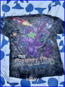 Vintage Dancing On The Moon Grateful Dead 1995 T-Shirt Extra Large