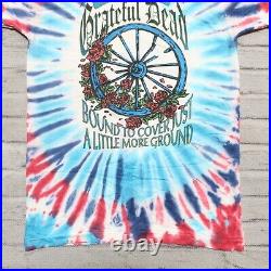 Vintage Deadstock Grateful Dead Tie Dye 1995 Tour Tshirt Single Stitch L