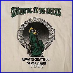Vintage Delta Tau Chi Grateful Dead Parody Rush 1993 College Fraternity T-Shirt