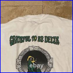 Vintage Delta Tau Chi Grateful Dead Parody Rush 1993 College Fraternity T-Shirt
