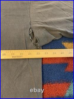 Vintage Distressed Grateful Dead T-Shirt Embroidered What a Long Strange Trip L