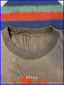 Vintage Distressed Grateful Dead T-Shirt Embroidered What a Long Strange Trip L