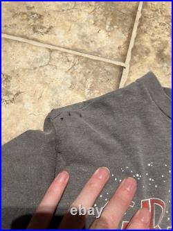 Vintage Faded Grateful Dead 1981 Size Medium Dead Set Concert Band T-Shirt