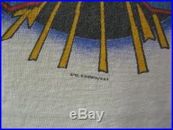 Vintage GRATEFUL DEAD 1982 Tour T Shirt Test Print Kikaida Size LARGE