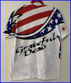 Vintage GRATEFUL DEAD 1993 ROAD CREW T Shirt Chris Pinkerton Summer Concert L