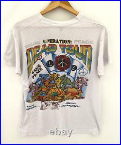 Vintage GRATEFUL DEAD Without A Net 1991 Tour T Shirt Clown Size XL