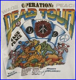 Vintage GRATEFUL DEAD Without A Net 1991 Tour T Shirt Clown Size XL