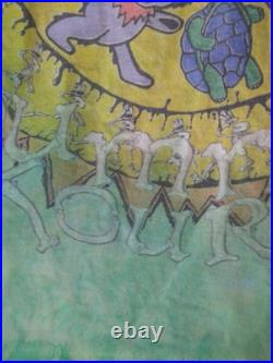 Vintage GRATEFUL DEAD tie dye RARE Broken Inn 60th Large STING 1993 summer tour