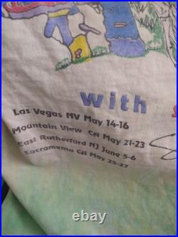 Vintage GRATEFUL DEAD tie dye RARE Broken Inn 60th Large STING 1993 summer tour