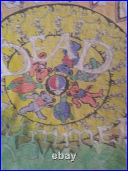 Vintage GRATEFUL DEAD tie dye RARE Broken Inn 60th Large STING 1993 summer tour