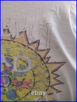 Vintage GRATEFUL DEAD tie dye RARE Broken Inn 60th Large STING 1993 summer tour
