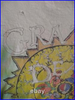 Vintage GRATEFUL DEAD tie dye RARE Broken Inn 60th Large STING 1993 summer tour