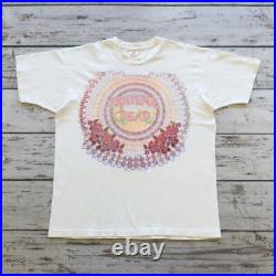 Vintage Garteful Dead California'93 Tour Graphic Tshirt Tee Size XL Made in USA