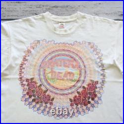 Vintage Garteful Dead California'93 Tour Graphic Tshirt Tee Size XL Made in USA