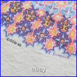 Vintage Garteful Dead California'93 Tour Graphic Tshirt Tee Size XL Made in USA