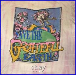 Vintage Grateful Bart Grateful Dead T Shirt Parking Lot Made Usa XL 23 X 29