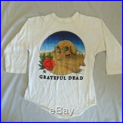 Vintage Grateful Dead 1981 European Tour Shirt 3/4 Sleeve