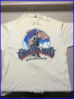Vintage Grateful Dead 1985 Twenty Years So Far T-Shirt The Real Deal