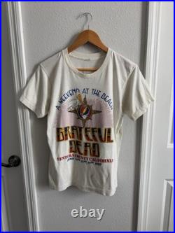 Vintage Grateful Dead 1987 A Weekend At The Beach T Shirt Size M