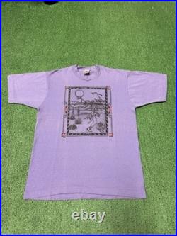 Vintage Grateful Dead 1987 Telluride Colorado Tour Shirt Men's Large Purple VTG