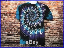 Vintage Grateful Dead 1990 Spiral Dancing Skeletons Size Xl T-shirt