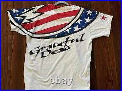 Vintage Grateful Dead 1990s All Over Print Band Shirt AOP Rare Cut Tag