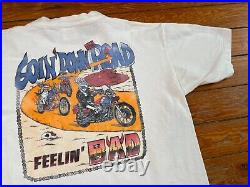 Vintage Grateful Dead 1991 Goin Down the Road Feelin Bad T Shirt Men Harley Logo