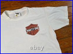 Vintage Grateful Dead 1991 Goin Down the Road Feelin Bad T Shirt Men Harley Logo