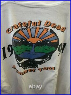 Vintage Grateful Dead 1991 Summer Tour Shirt Sz XL Boxy Fit Single Stitch