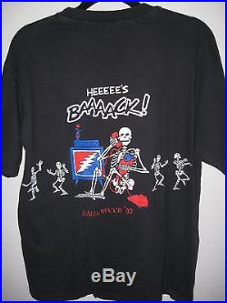 Vintage Grateful Dead 1992 Halloween He's Back Lot T-shirt
