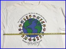 Vintage Grateful Dead 1992 Reduce Reuse Recycle shirt Bears earth Long sleeve XL