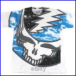 Vintage Grateful Dead 1993 T-shirt Dean Marshall Dead & Company Liquid Blue 90s