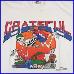 Vintage Grateful Dead 1993 T-shirt Summer Tour No Swimming Jerry Garcia Rock