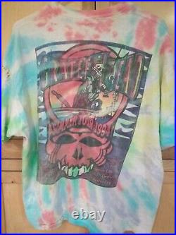 Vintage Grateful Dead 1994 Ship of Fools rare tie dye tour T shirt USA XL