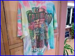 Vintage Grateful Dead 1994 Ship of Fools rare tie dye tour T shirt USA XL
