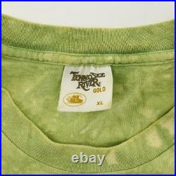 Vintage Grateful Dead 1994 TENNESSEE RIVER Shirt X-Large BAND TIE DYE RARE
