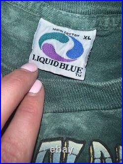 Vintage Grateful Dead 1994 Wizard of Oz Tour Liquid Blue Shirt Band 90s Size XL