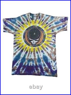 Vintage Grateful Dead 1995 Summer Tour Tie Dye T-Shirt Liquid Rose GDM Size L