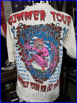 Vintage Grateful Dead 1995 tour concert shirt