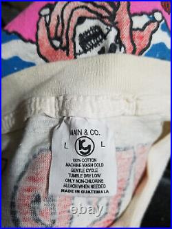 Vintage Grateful Dead 1995 tour concert shirt