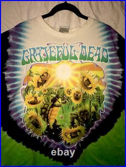 Vintage Grateful Dead 1998 Rare Terrapin Shirt Liquid Blue XXL