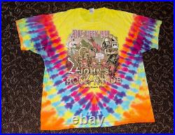 Vintage Grateful Dead 1999 Bike Week Skeleton Tie Dye T-Shirt Size XXL Biker 2XL