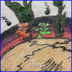 Vintage Grateful Dead 80s 1986 Art Tour Shirt Lot Peaceful Place Space Mens Sz M