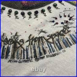 Vintage Grateful Dead 80s 1986 Art Tour Shirt Lot Peaceful Place Space Mens Sz M