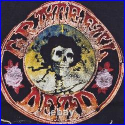 Vintage Grateful Dead 90 Europe Skeleton T Shirt Band Tour Colorful 80s 90s Tee