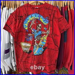 Vintage Grateful Dead AOP Shirt Madison Square Garden / NYC 1991 NOS