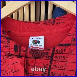 Vintage Grateful Dead AOP Shirt Madison Square Garden / NYC 1991 NOS