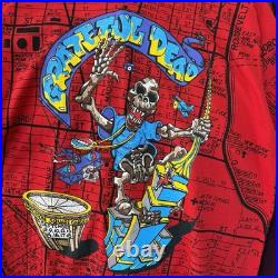 Vintage Grateful Dead AOP Shirt Madison Square Garden / NYC 1991 NOS