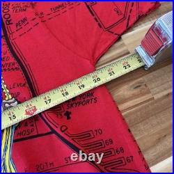 Vintage Grateful Dead AOP Shirt Madison Square Garden / NYC 1991 NOS