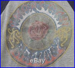 Vintage Grateful Dead American Beauty/Blue Rose Jersey T-Shirt RARE S